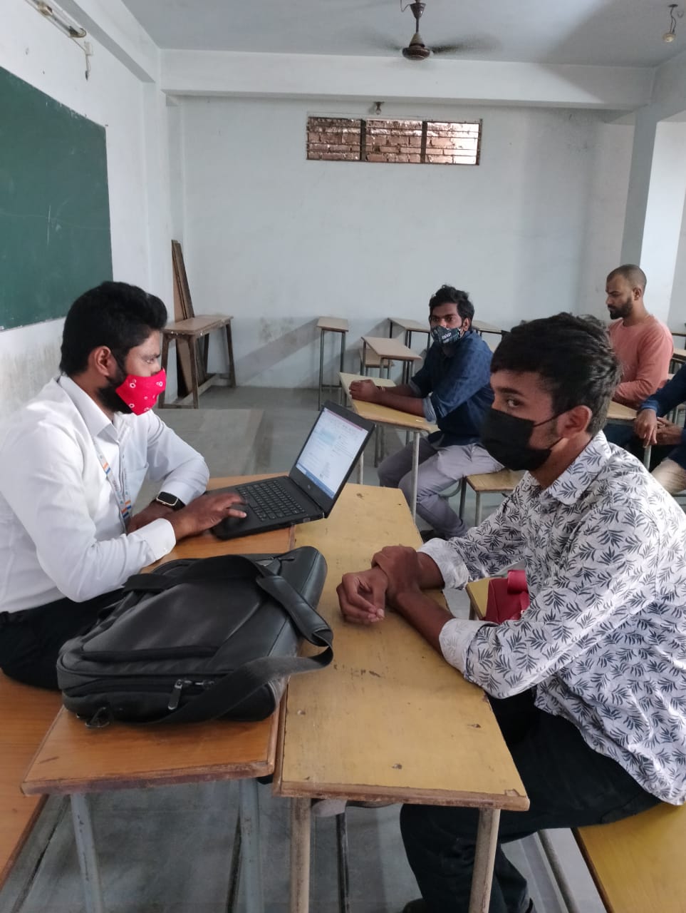 Students interviewed at Placement Drives at Nava Chaithanya